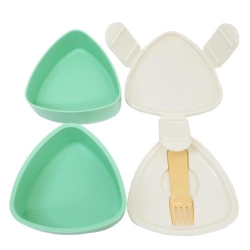 スヌーピー お弁当箱 抗菌三角おにぎりランチボックス2段 500ml おにぎり ピーナッツ キャラクター グッズ