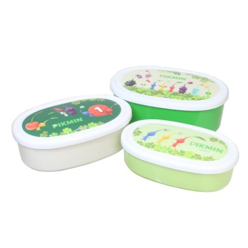 ピクミン 保存容器 抗菌シール容器3Pセット キャラクター グッズ