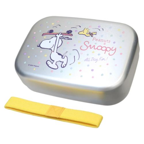 スヌーピー お弁当箱 アルミ弁当箱 370ml スケートボード ピーナッツ キャラクター グッズ