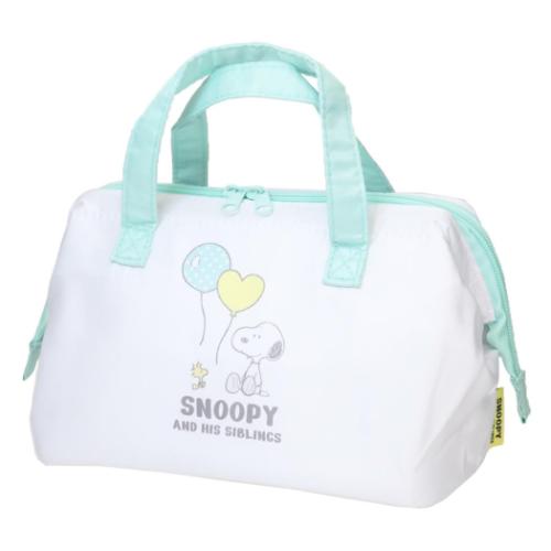 スヌーピー お弁当かばん がま口型ランチバッグ バルーン ピーナッツ キャラクター グッズ メール便可