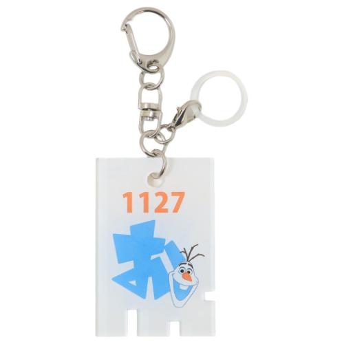 アナと雪の女王 キーリング 銭湯風キーホルダー オラフ ディズニー キャラクター グッズ メール便可