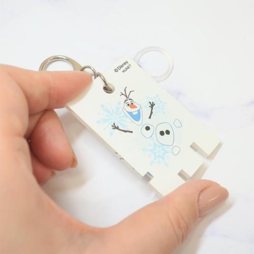 アナと雪の女王 キーリング 銭湯風キーホルダー オラフ ディズニー キャラクター グッズ メール便可