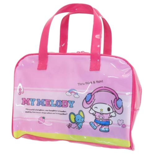 マイメロディ プールバッグ ビニールボストンバッグ サンリオ キャラクター グッズ