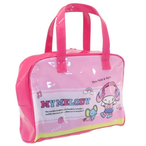 マイメロディ プールバッグ ビニールボストンバッグ サンリオ キャラクター グッズ