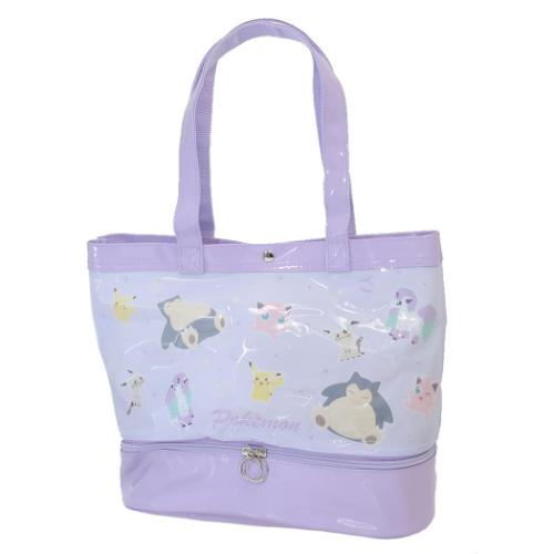 ポケットモンスター プールバッグ 2層トートバッグ パープル ポケモン キャラクター グッズ
