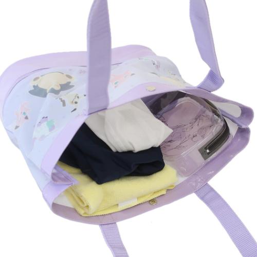 ポケットモンスター プールバッグ 2層トートバッグ パープル ポケモン キャラクター グッズ