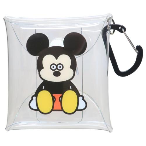 DISNEYx松本セイジ ミニポーチ クリアマルチケースSS ミッキー ディズニー キャラクター グッズ メール便可
