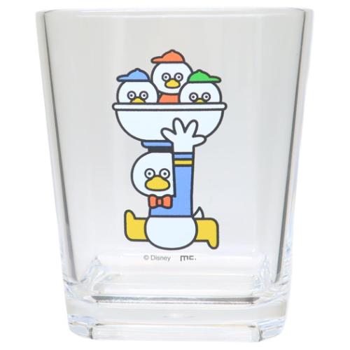 DISNEYx松本セイジ プラカップ スクエアアクリルタンブラー ドナルド ディズニー キャラクター グッズ