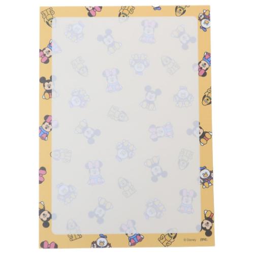 DISNEYx松本セイジ 手紙セット レターセット 総柄 ディズニー キャラクター グッズ メール便可