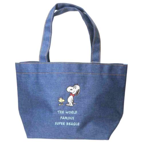 スヌーピー ランチバッグ トートバッグ ボウタイ NV ピーナッツ キャラクター グッズ メール便可