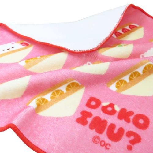 DOKO INU? ミニタオル ハンカチタオル ドコイヌ フルーツサンド キャラクター グッズ メール便可