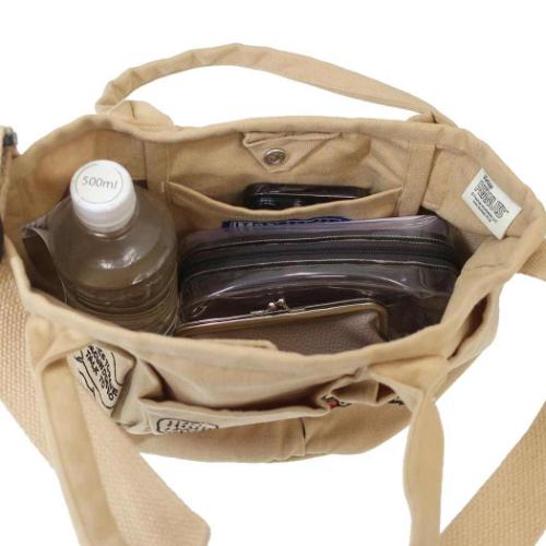 スヌーピー ショルダーバッグ IP.デリ.ポケッツ.Peanuts−0C DELIミニバッグ Beige ピーナッツ キャラクター グッズ