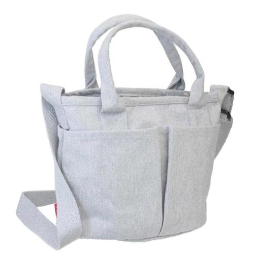 スヌーピー ショルダーバッグ IP.ベビールー.ポケッツ.Peanuts−0C ミニショルダーバッグ Light Gray ピーナッツ キャラクター グッズ