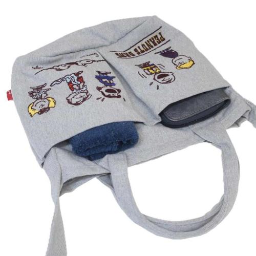 スヌーピー ショルダーバッグ IP.ベビールー.ポケッツ.Peanuts−0C ミニショルダーバッグ Light Gray ピーナッツ キャラクター グッズ