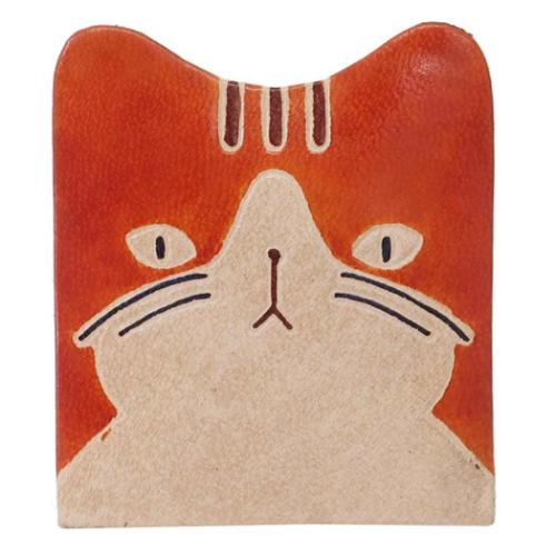 小銭入れ ヤンピーコインパース トラネコ ねこ 山羊革 グッズ メール便可