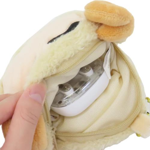 クレヨンしんちゃん ミニポーチ カラビナ付きぬいぐるみファスナーマスコット 変身しんちゃん ひつじ アニメキャラクター グッズ