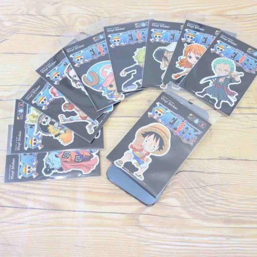 ワンピース ダイカットシール ビニールステッカー ジンベエ SD 少年ジャンプ アニメキャラクター グッズ メール便可