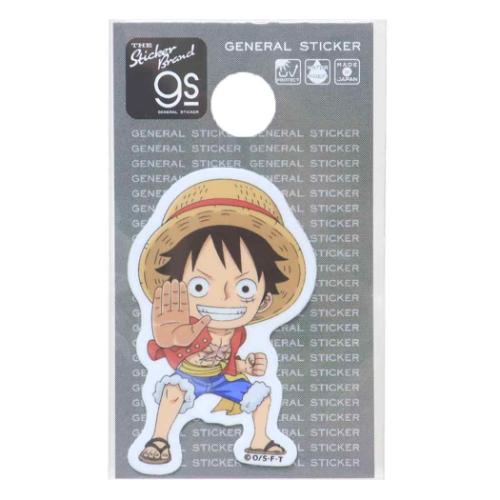 ワンピース ビニールシール ダイカットミニステッカー ルフィ SD 少年ジャンプ アニメキャラクター グッズ メール便可