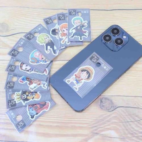 ワンピース ビニールシール ダイカットミニステッカー ルフィ SD 少年ジャンプ アニメキャラクター グッズ メール便可