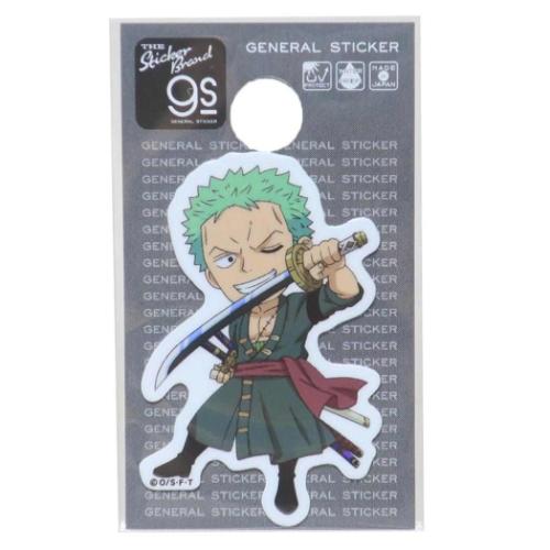 ワンピース ビニールシール ダイカットミニステッカー ゾロ SD 少年ジャンプ アニメキャラクター グッズ メール便可