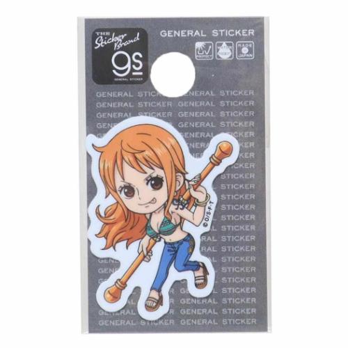 ワンピース ビニールシール ダイカットミニステッカー ナミ SD 少年ジャンプ アニメキャラクター グッズ メール便可