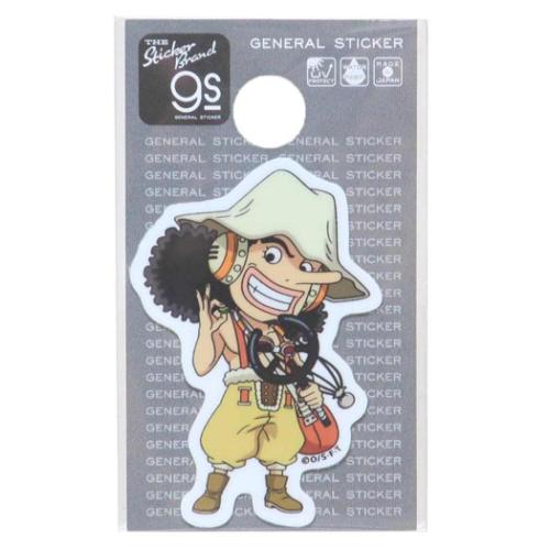 ワンピース ビニールシール ダイカットミニステッカー ウソップ SD 少年ジャンプ アニメキャラクター グッズ メール便可