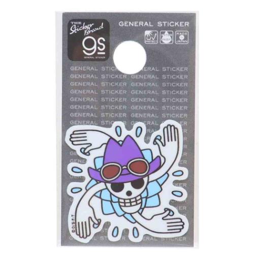 ワンピース ビニールシール ダイカットミニステッカー ロビン海賊旗 少年ジャンプ アニメキャラクター グッズ メール便可