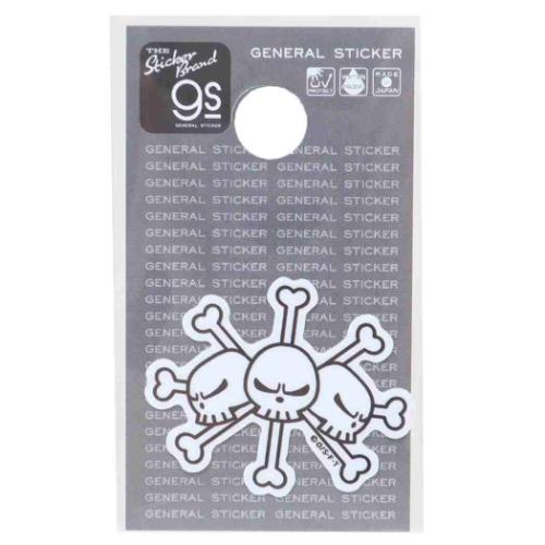 ワンピース ビニールシール ダイカットミニステッカー 黒ひげ海賊旗 少年ジャンプ アニメキャラクター グッズ メール便可