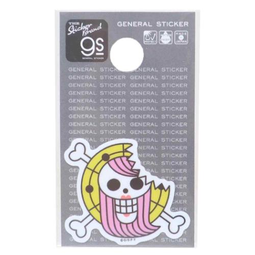 ワンピース ビニールシール ダイカットミニステッカー ボニー海賊旗 少年ジャンプ アニメキャラクター グッズ メール便可