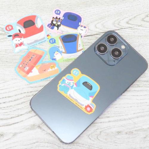 サンリオキャラクターズ ダイカットシール 新幹線ステッカーセット 5枚入 キャラフルライナー サンリオ キャラクター グッズ メール便可