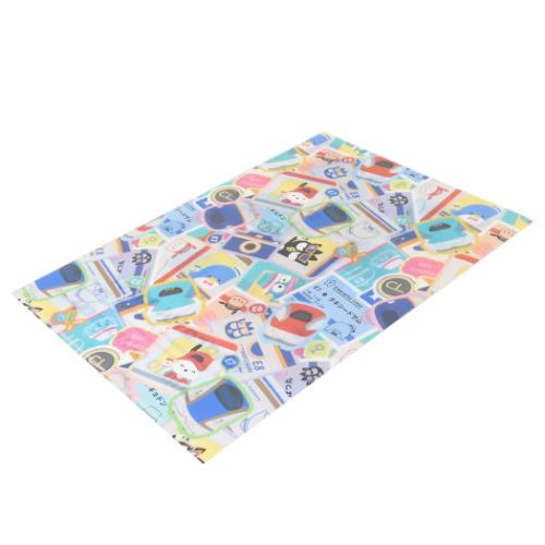 サンリオキャラクターズ A4クリアファイル クリアファイルMX イエロー キャラフルライナー サンリオ キャラクター グッズ メール便可