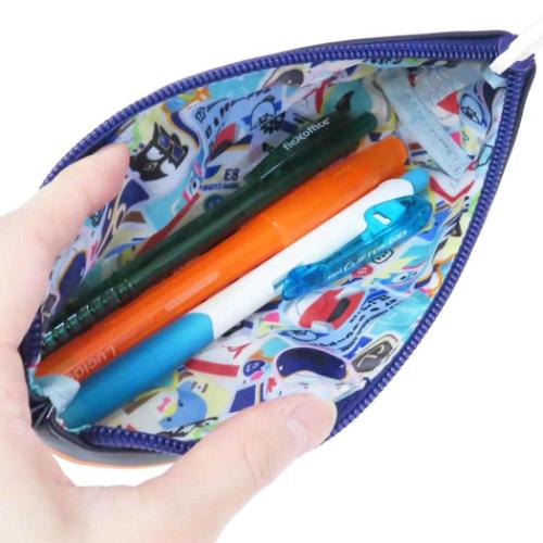 バッドばつ丸 ペンポーチ 箱庭ペンケース XO キャラフルライナー サンリオ キャラクター グッズ