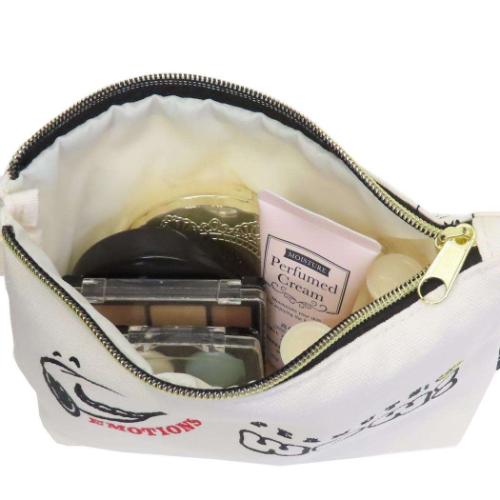 スヌーピー コスメポーチ 帆布船型ポーチ フェイス ピーナッツ キャラクター グッズ