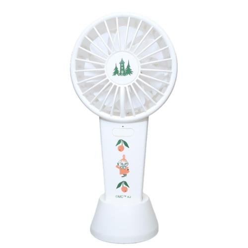 ムーミン 携帯用扇風機 ダブルハンディファン ルンルン 北欧 キャラクター グッズ