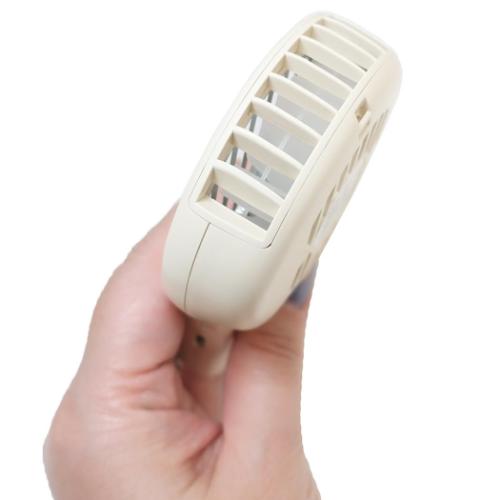 ムーミン 携帯用扇風機 首掛けハンズフリーファン リトルミイとお花 北欧 キャラクター グッズ