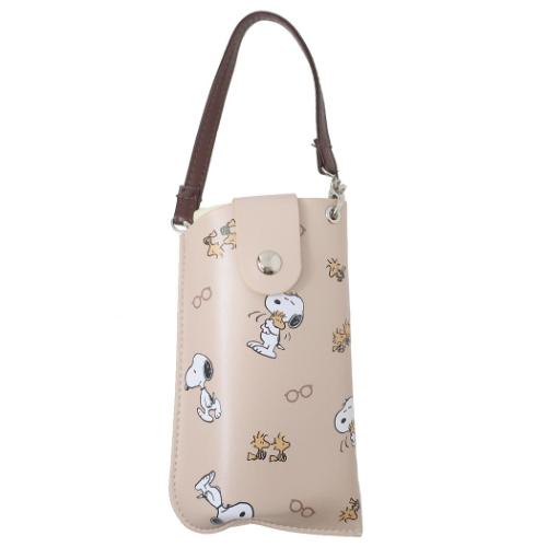 スヌーピー 眼鏡ケース フラットメガネケース ウッドストックとスヌーピー ピーナッツ キャラクター グッズ