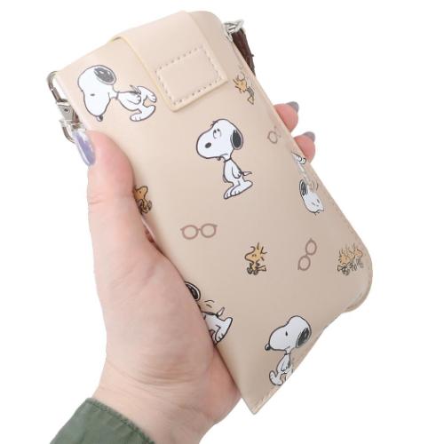 スヌーピー 眼鏡ケース フラットメガネケース ウッドストックとスヌーピー ピーナッツ キャラクター グッズ