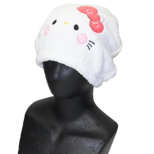 サンリオxもちぱん ヘアドライタオル帽子 キャップタオル ハローキティ サンリオ キャラクター グッズ メール便可