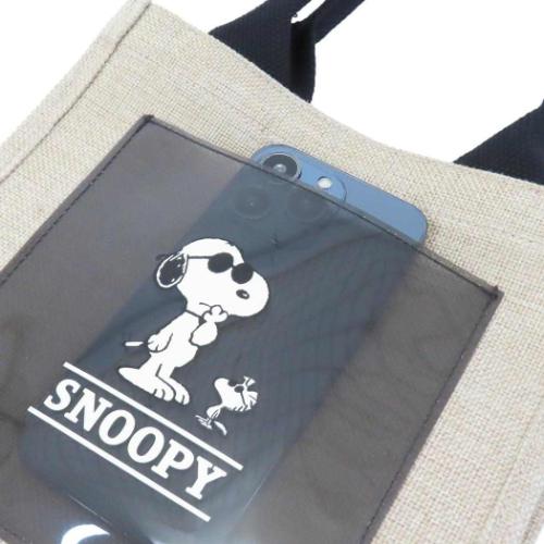 スヌーピー ランチバッグ ジュート風ミニトート THESE DAYS ピーナッツ キャラクター グッズ