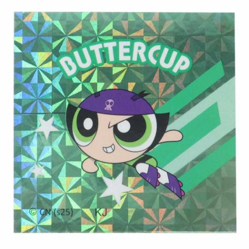 パワーパフガールズ ステッカー コレキラステッカー BUTTERCUP2 キャラクター グッズ メール便可