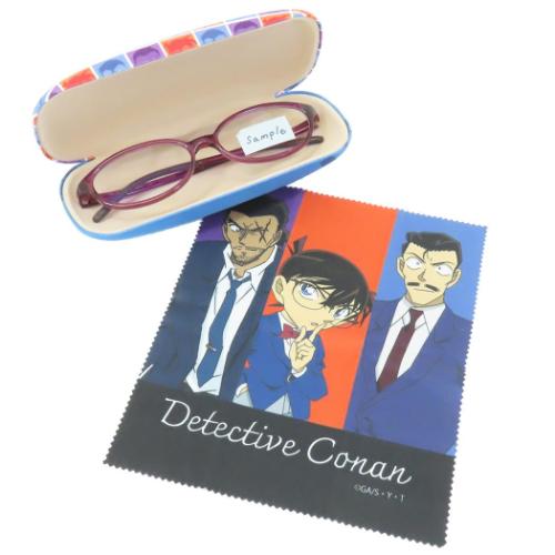 名探偵コナン 眼鏡ケース メガネケース コナン＆小五郎＆大和 リーフ＆ウォーターシリーズ 少年サンデー アニメキャラクター グッズ