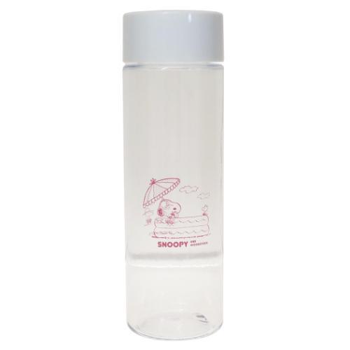 スヌーピー 常温水筒 クリアボトル チルライフ ピーナッツ キャラクター グッズ