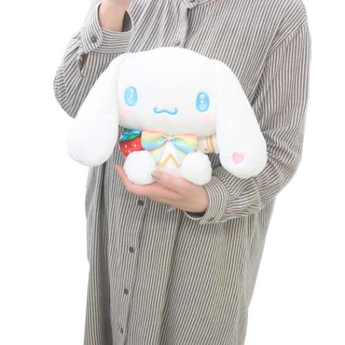 シナモロール ぬいぐるみ プラッシュドールM いちご新聞50th サンリオ キャラクター グッズ