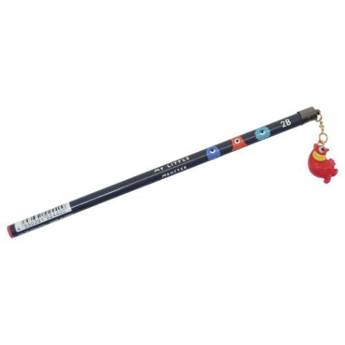 鉛筆 モンスターチャーム付き鉛筆2B丸 マイリトルモンスターB かわいい グッズ メール便可