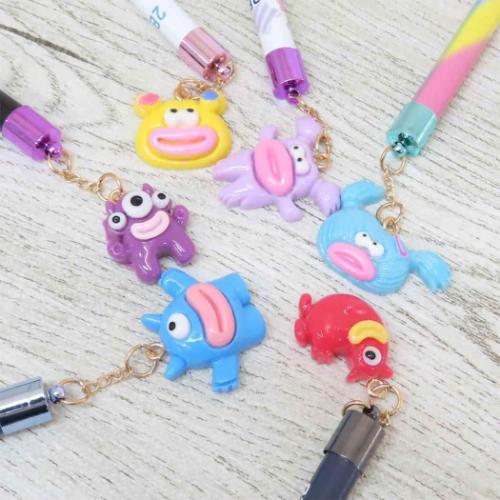 鉛筆 モンスターチャーム付き鉛筆2B丸 マイリトルモンスターB かわいい グッズ メール便可