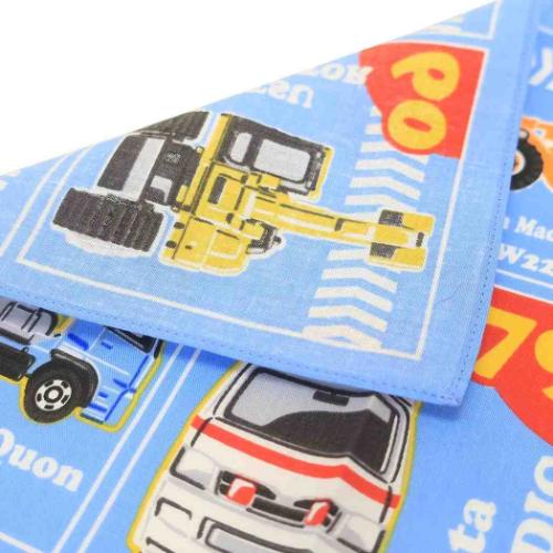 トミカ ハンカチーフ ハンカチ 格子 TOMICA キャラクター グッズ メール便可