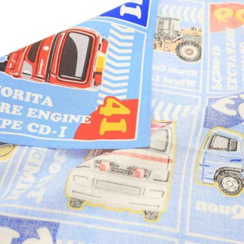 トミカ ランチクロス ナフキン 格子 TOMICA キャラクター グッズ メール便可