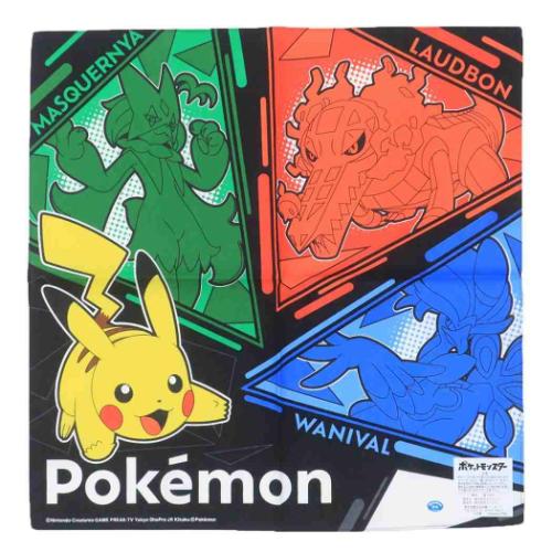 ポケットモンスター ランチクロス 大判ハンカチ スマイル ポケモン キャラクター グッズ メール便可