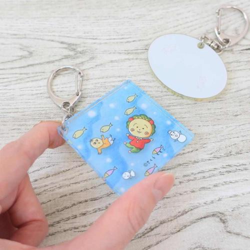コジコジ キーリング レイヤーアクリルキーホルダー お昼寝コジコジ さくらももこ アニメキャラクター グッズ メール便可
