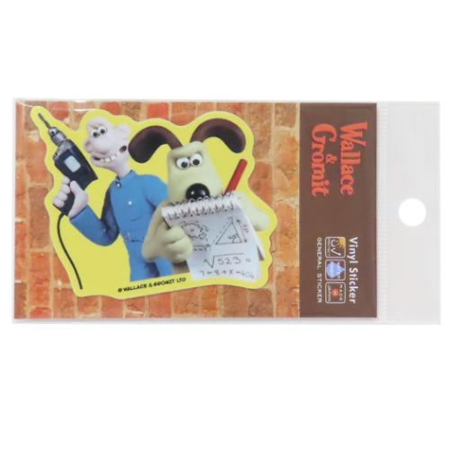 ウォレスとグルミット ダイカットシール ビニールステッカー DIY キャラクター グッズ メール便可